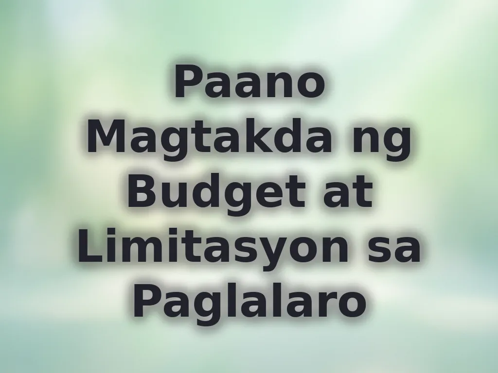 Budgeting tips